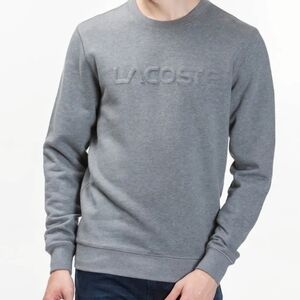Lacoste Men Lettering Cotton Fleece Sweatshirt